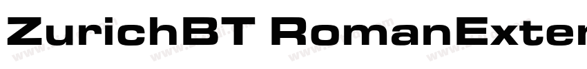 ZurichBT RomanExtend字体转换